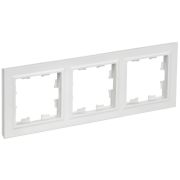 Рамка 3-м BRITE РУ-3-БрАБ арктич. бел. IEK BR-M32-K91