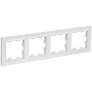 Рамка 4-м BRITE РУ-4-БрАБ арктич. бел. IEK BR-M42-K91