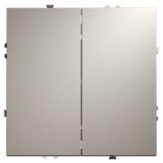 Переключатель проходной 2-кл. СП S70 10А механизм кашемир Voltum VLS020303