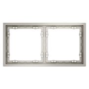 Рамка 2-м S70 пластик. кашемир Voltum VLS100203