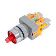 Переключатель на 2 положения I-O ПЕ-22 ANC-2 d22мм стандарт. ручка красн. DEKraft 25058DEK