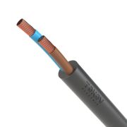 Провод TOKOV ELECTRIC ПВС 2х1 380В Ч (м) 1945479