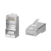 Коннектор RJ45(8P8C) кат.5E экранир. универс. (уп.100шт) TOKOV ELECTRIC TKE-CN-5E24-STP