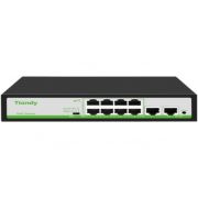 unmanaged 10-port PoE switch