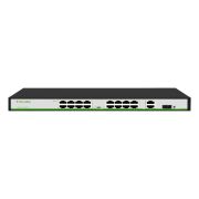unmanaged 19-port PoE switch