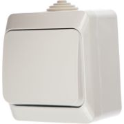 Выключатель 1-кл. ОП Этюд 10А IP44 10AX бел. SE BA10-041B