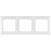 Рамка 3-м Valena горизонт. бел. IEK 774453