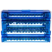 Шина на DIN-рейку в корпусе (кросс-модуль) ШНК 4х15 3L+PEN IEK YND10-4-15-125