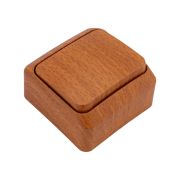 Выключатель 1-кл. ОП Этюд Дача 10А IP20 бук SE BA10-001T