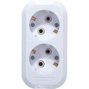 Колодка удлинителя 2-м с заземл. АБС-пластик UNIVersal E302