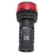 Лампа коммутационная ADDS ЛК-22 d22мм 220В AC/DC красн. LED DEKraft 25119DEK