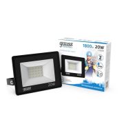 Прожектор светодиодный Elementary 20Вт 6500К IP65 1800лм 200-240В ДО черн. GAUSS 613100320