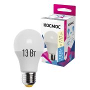 Лампа светодиодная A60 13Вт 3000К E27 220В КОСМОС LkecLED13wA60E2730