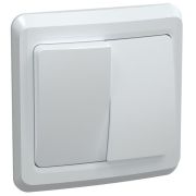 Выключатель 2-кл. СП Вега 10А IP20 ВС10-2-0-ВБ бел. GENERICA EVV20-K01-10-DM