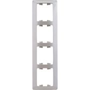 Рамка 4-м Glossa горизонт. платина SE GSL001204