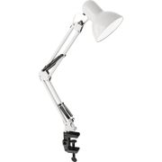 Светильник настольный UF-312P С01 230В 60Вт струбцина бел. Ultraflash 12894
