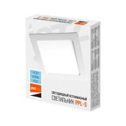 Светильник светодиодный PPL-S WH 15Вт 6500К IP40 190мм ДВО встраив. ультратонкий квадрат JazzWay 5008403A