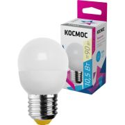 Лампа светодиодная 10.5Вт шар 3000К тепл. бел. E27 220В КОСМОС LkeLED10.5wGL45E2730