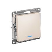 Переключатель проходной 1-кл. СП AtlasDesign 10А IP20 (сх. 6а) 10AX с подсветкой механизм беж. SE ATN000263