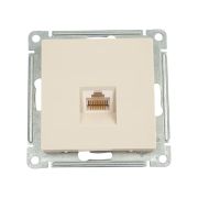 Розетка компьютерная 1-м AtlasDesign RJ45 кат.5E механизм беж. SE ATN000283