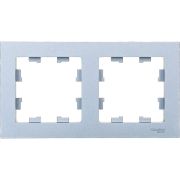 Рамка 2-м AtlasDesign универс. алюм. SE ATN000302