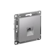 Розетка компьютерная 1-м AtlasDesign RJ45 кат.5E механизм алюм. SE ATN000383