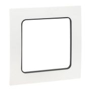 Рамка 1-м Стокгольм бел. с линией цвета черн. PROxima EKF EXM-G-304-10