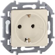 Розетка 1-м СП Inspiria 16А IP20 250В 2P+E немецк. стандарт механизм сл. кость IEK 673721