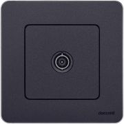 Розетка телевизионная оконечная TV Inspiria 10дБ 5-862мГц механизм антрацит IEK 673873