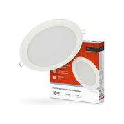 Светильник светодиодный RLP 18Вт 6500К IP40 1080лм 230В 225мм круглый встраив. панель бел. IN HOME 4690612038476