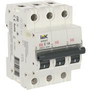 Выключатель автоматический модульный 3п C 16А M06N ARMAT IEK AR-M06N-3-C016