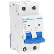 Выключатель автоматический модульный 2п C 6А 6кА NB1-63 (R) CHINT 179667