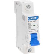 Выключатель автоматический модульный 1п C 6А 4.5кА NXB-63S (R) CHINT 296708