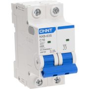Выключатель автоматический модульный 2п C 16А 4.5кА NXB-63S (R) CHINT 296788