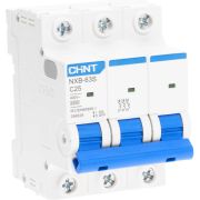 Выключатель автоматический модульный 3п C 25А 4.5кА NXB-63S (R) CHINT 296829