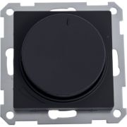 Светорегулятор поворотно-нажимной AtlasDesign 400Вт механизм карбон SE ATN001023