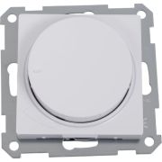 Светорегулятор поворотно-нажимной AtlasDesign 400Вт механизм бел. SE ATN000123