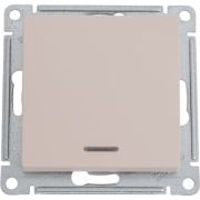 Выключатель 1-кл. AtlasDesign с подсветкой (сх.1а) 10AX мех. песочн. SE ATN001213