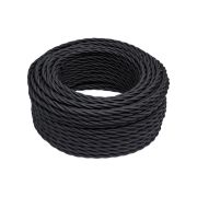 Провод ретро 3х2.5 матов. черн. (уп.50м) Bironi B1-435-73-50