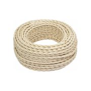 Провод ретро 3х2.5 матов. зол./песочн. (уп.20м) Bironi B1-435-719-20