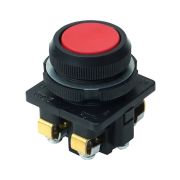 Выключатель кнопочный КЕ-011 У3 исп.2 1НО+1НЗ цилиндр 10А IP40 660В красн. Электротехник ET502423