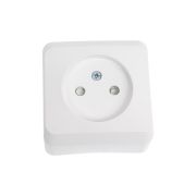 Розетка 1-м ОП Этюд 16А IP20 250В без заземл. защ. шторки бел. SE PA16-002B