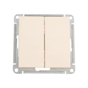 Выключатель 2-кл. СП W59 10А IP20 10AX механизм сл. кость SE VS510-252-2-86