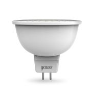Лампа светодиодная Black 7Вт MR16 софит 4100К нейтр. бел. GU5.3 630лм GAUSS 101505207