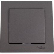 Выключатель 1-кл. СП AtlasDesign 10А IP20 (сх. 1) 10AX в сборе мокко SE ATN000612