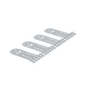 Пластина крепежная GSV H80 (4шт) в комплекте с крепежными элементами для монтажа DKC 30014K