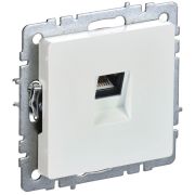 Розетка компьютерная СП RJ45 кат.5E BRITE РК10-БрЖ механизм жемчуж. IEK BR-K10-1-K36