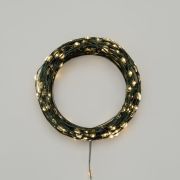 Гирлянда светодиодная «Роса» 50м 500LED тепл. бел. IP20 230В с контроллером провод зел. Neon-Night 303-286