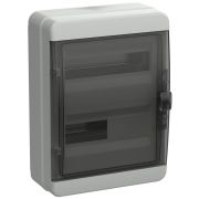 Корпус КМПн-24 TEKFOR IP65 черн. прозр. дверь пластик. IEK TF5-KP72-N-24-65-K03-K02