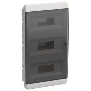 Корпус ЩРВ-П-36 TEKFOR IP41 черн. прозр. дверь пластик. IEK TF5-KP12-V-36-41-K01-K03